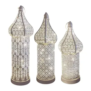 Lanterna marocchina luce a batteria comodino appeso a parete paesaggio Decor lampada da tavolo lampade da tavolo per camera da letto camino domestico 1