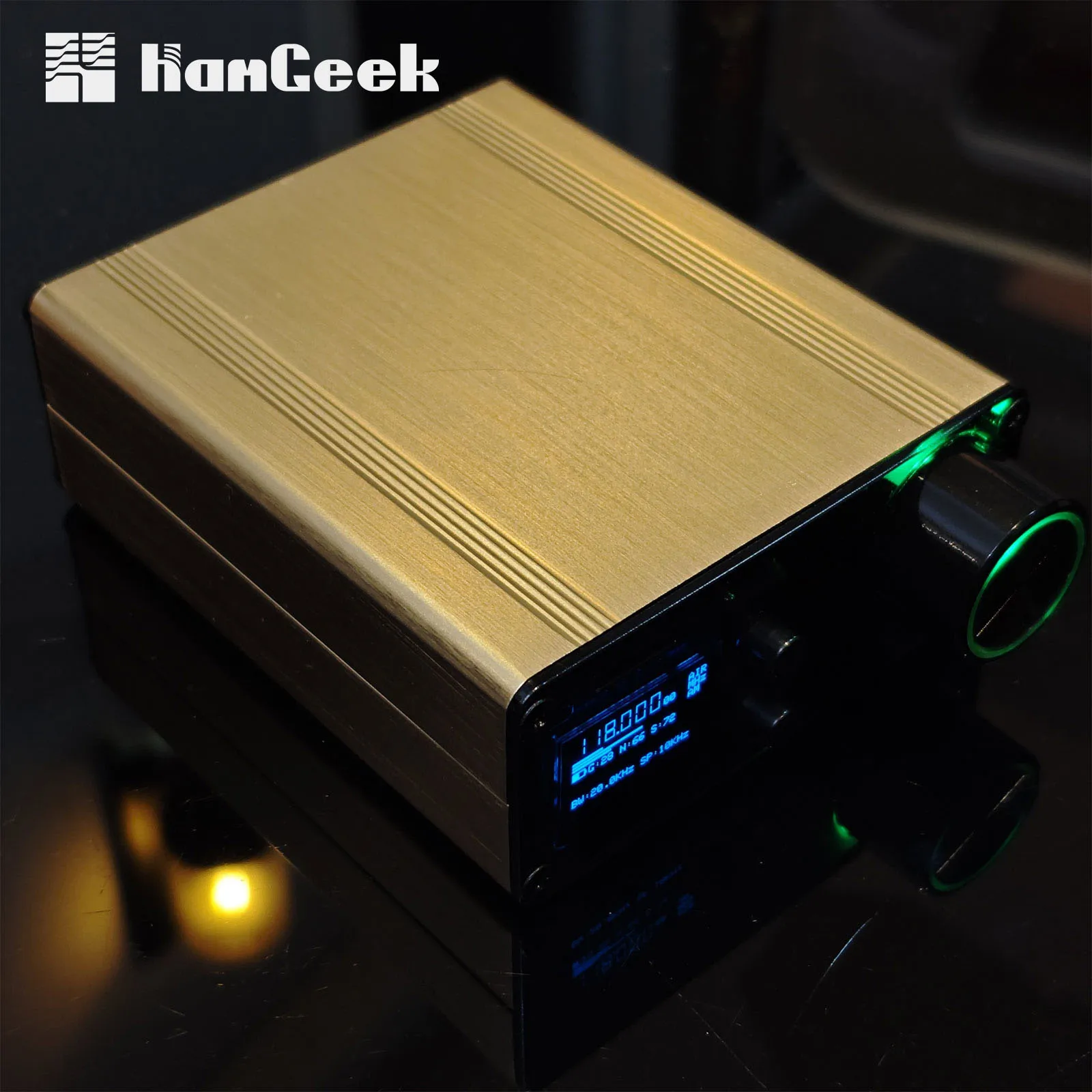 HamGeek Metal Shell K3 150kHz-1300MHz 항공 풀 밴드 수신기 고성능 무선 디지털 오디오 터미널