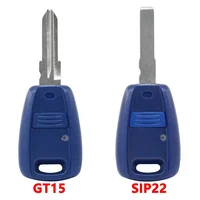 SIP22 xnrkey GT15R รีโมทคีย์สำหรับ Fiat Punto Doblo Bravo Blue/Black ID48 Chip 433MHz FOB 1ปุ่ม 5