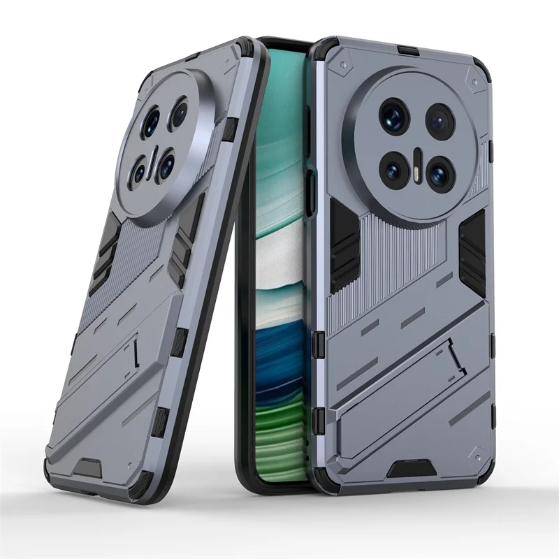 Magnetic Armor Shockproof Phone Case with Kickstand and Back Cover Coque s