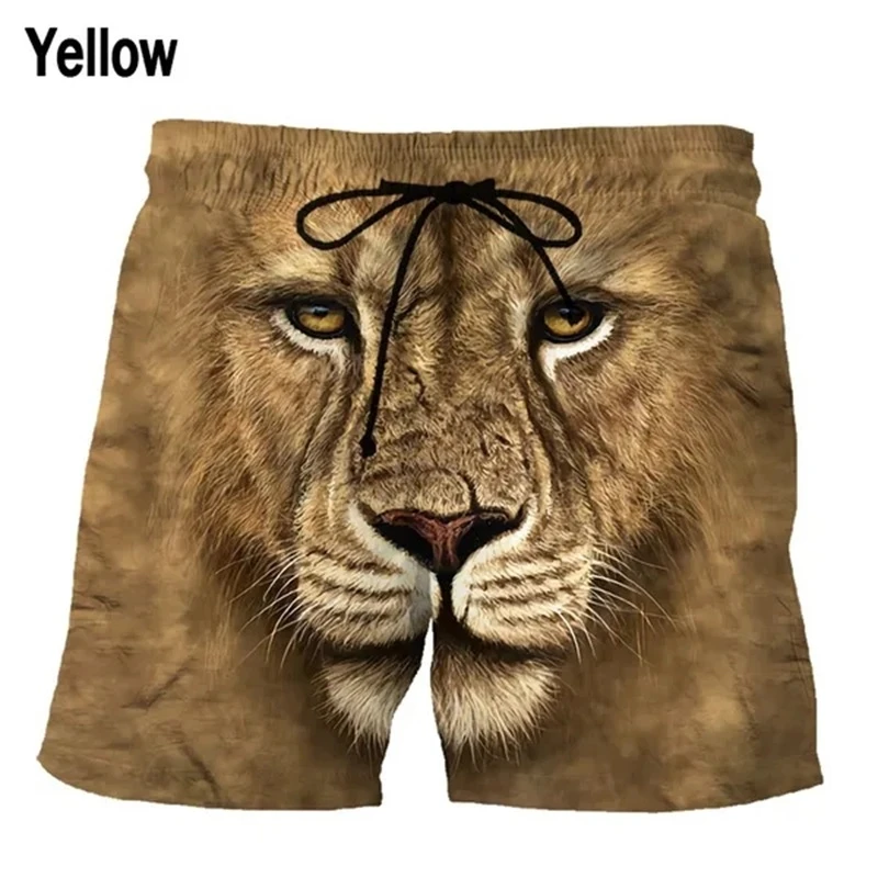 3D Funny Elephant Animal Print Beach Shorts For Men Women Casual Hawaiian Surf Board Short Pants Kids Quick Dry Gym Swim Trunks 3