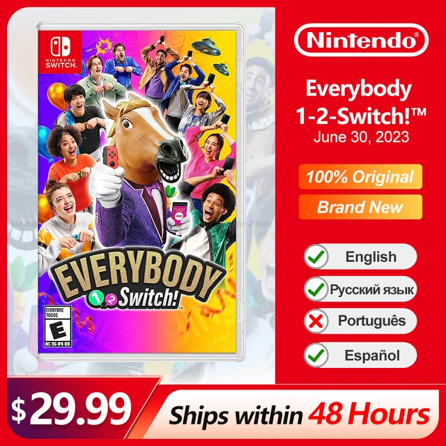 Everybody 1-2-Switch! Nintendo Switch Game Deals 100% Original Physical  Game Card Party Genre for Switch OLED Lite Game Console - AliExpress