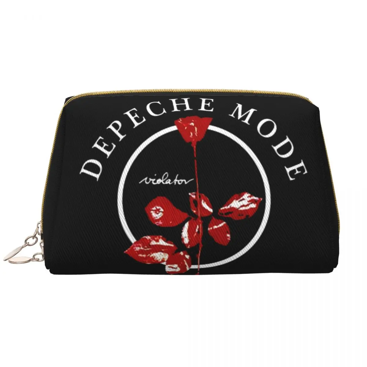 

Kawaii Electronic Rock Depeche Cool Mode Travel Toiletry Bag for Women Makeup Cosmetic Bag Beauty Storage Dopp Kit