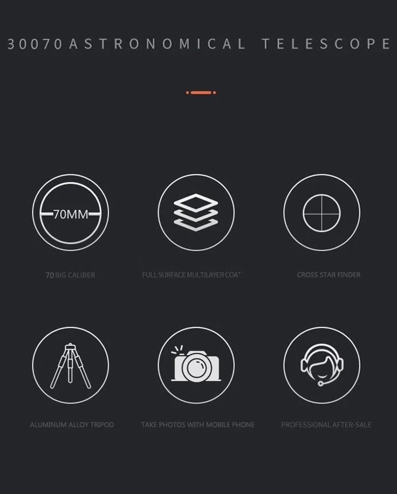 S71644e6666bc4a2485c520693441d3c5X Teleskop astronomiczny F30070 to podstawowy wybór dla wysokiej rozdzielczości i głębokiej przestrzeni