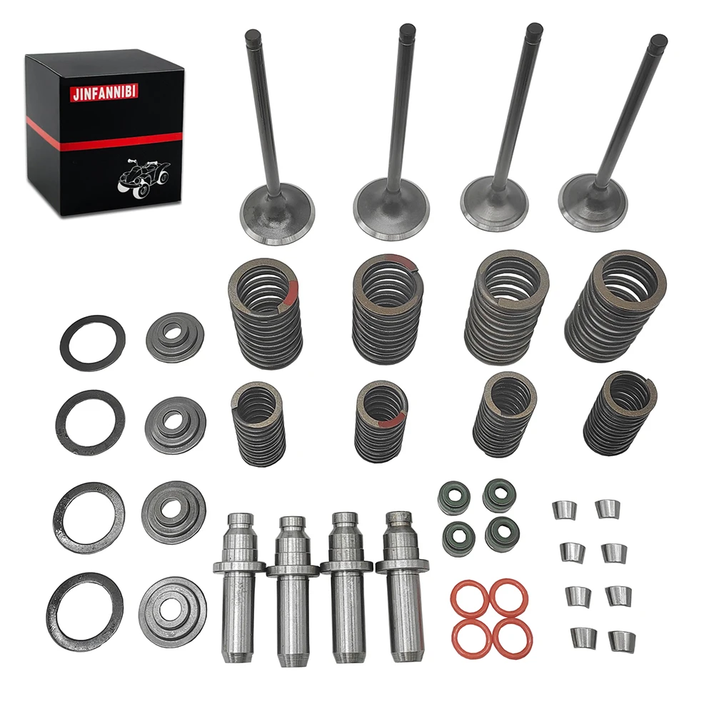 IntakeExhaustValveSealSpringValveGuidesKitforHONDATRX400EX