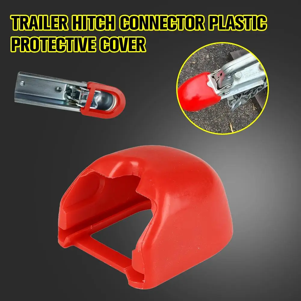 Para remolque RV modificación conector cubierta de bola tapa protectora tapa roja de plástico piezas accesorios para car
