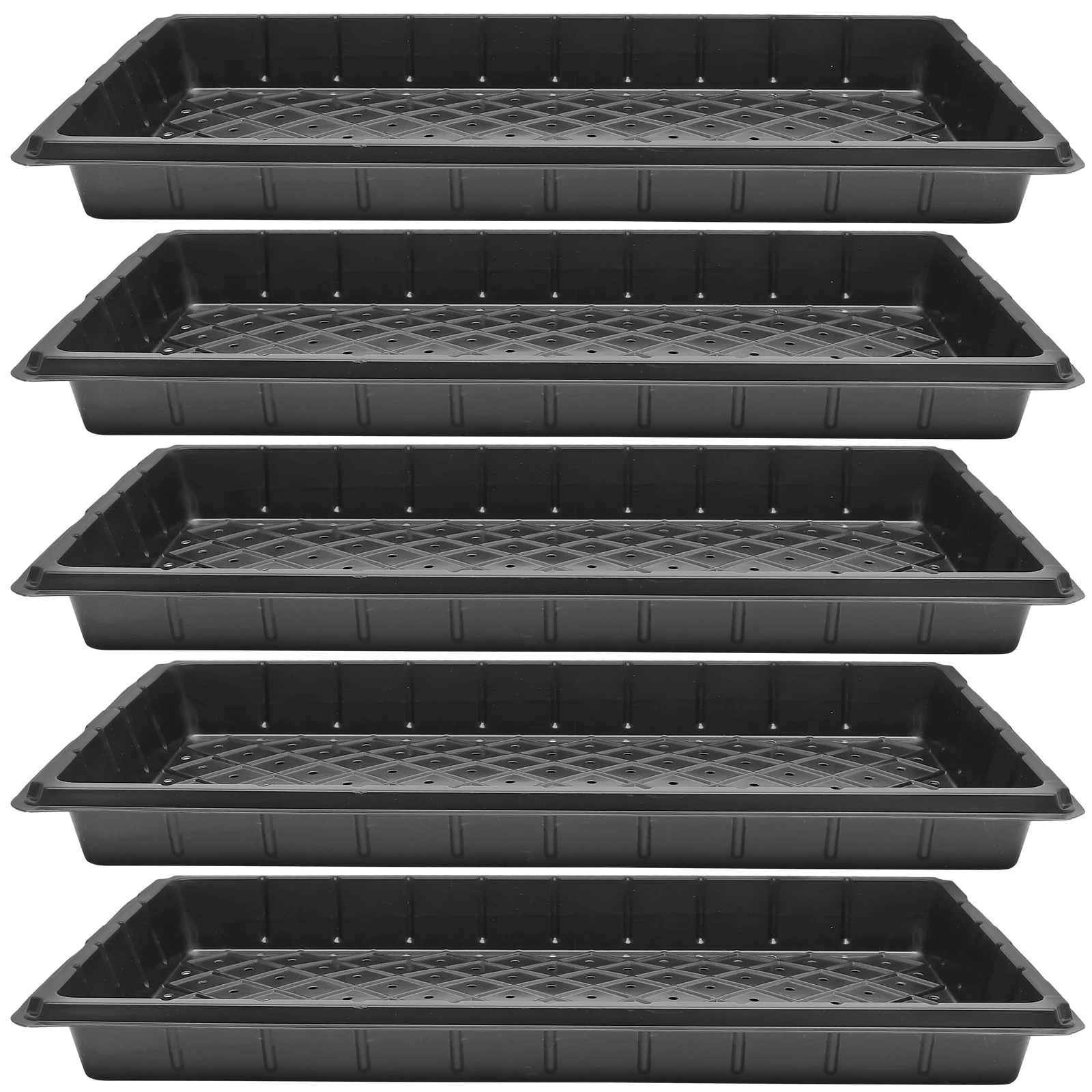 Seedling Tray 1020 Trays with Holes Plant Plants Gardening Starting Accessory Starter