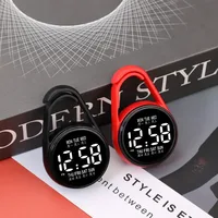 Montre électronique LED suspendue, veilleuse, montre numérique électronique suspendue, montre de poche 2