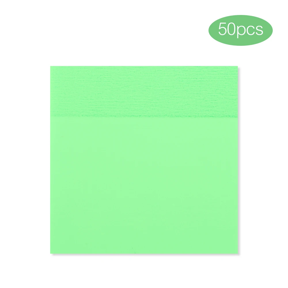 Creative Transparent PET Sticky Notes - 50 Sheets - Planner & Stationery Supplies
