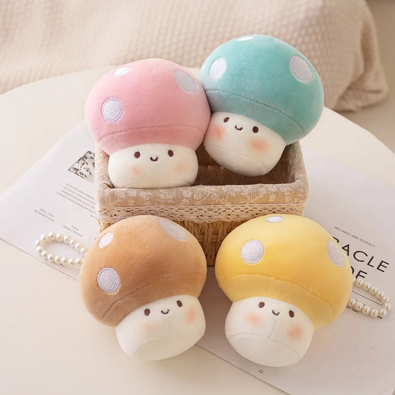 Рисунок 3 - 10 см Kawaii Mini красочные грибы