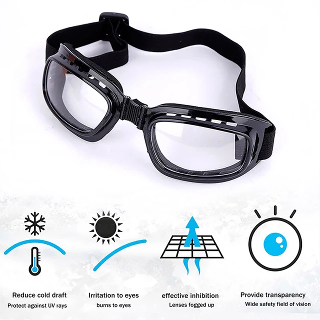 Safety Goggles Motorcycle Glasses Folding Glasses Anti Fog Windproof Sandproof Ski Goggles Off Road Racing Cycling Eyewear 6