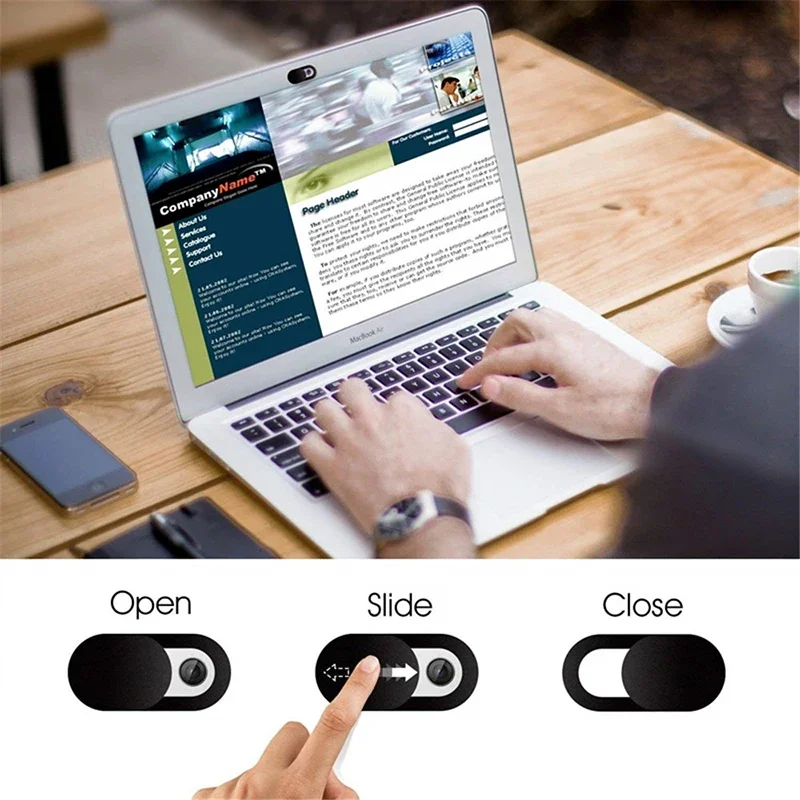 Laptop Camera Sliding 20/10/5/1pcs Webcam Cover Cover Slider Phone Antispy For iPad PC Macbook Tablet lenses Privacy Sticker