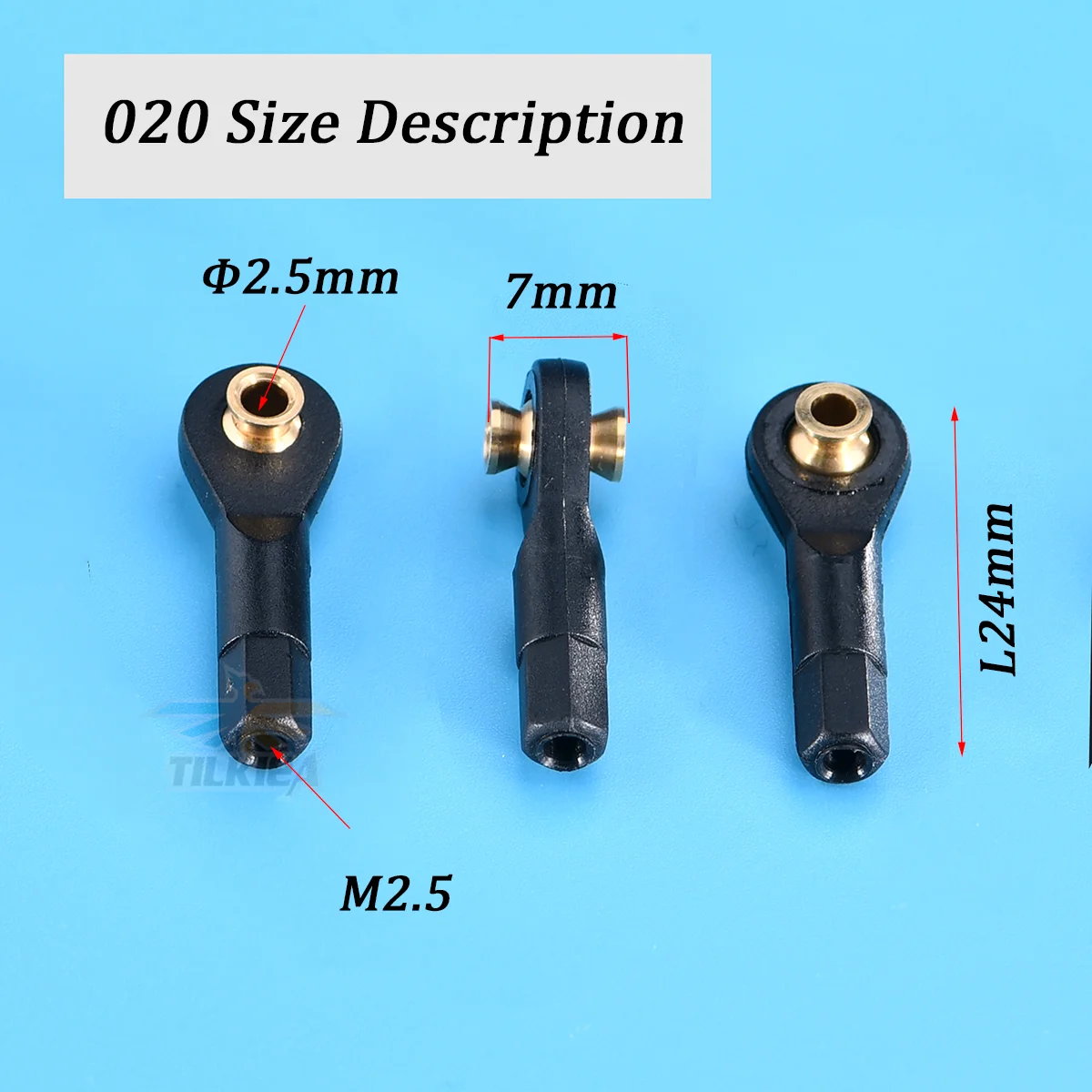 M3 Ball Sourcing Map M2xL19mm Lever Steering Linkage Tie Rod Ball Head Link Joint End With Nuts For RC Crawler Car Pack Of 3 Copper Ball