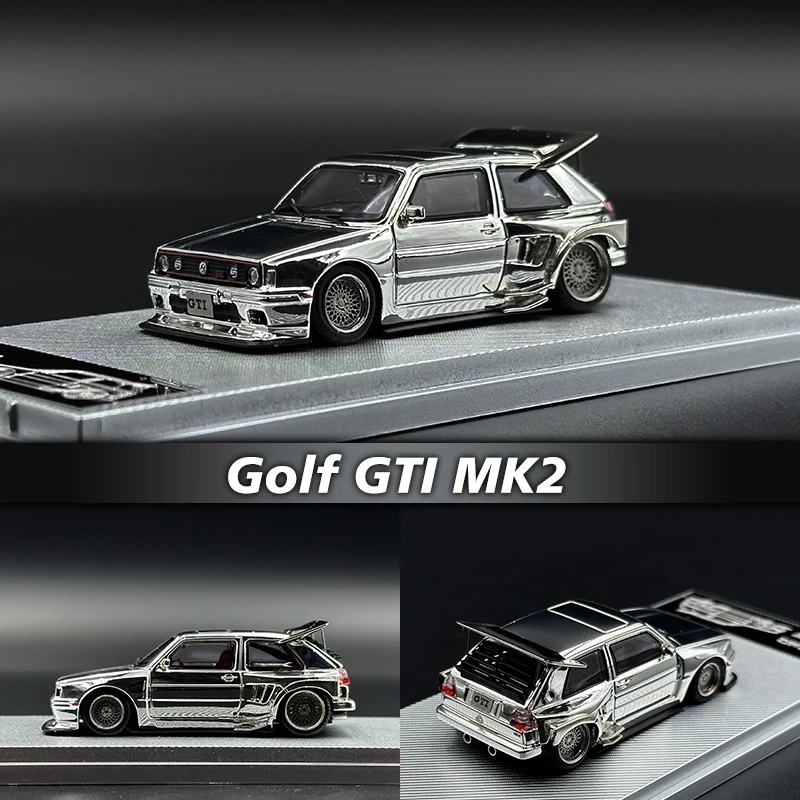 

Liberty64 в наличии 1:64 Golf GTI MK2 KS Concept модифицированная версия, гальванизированная, серебристая, литые, коллекционные модели коллекционных игрушек