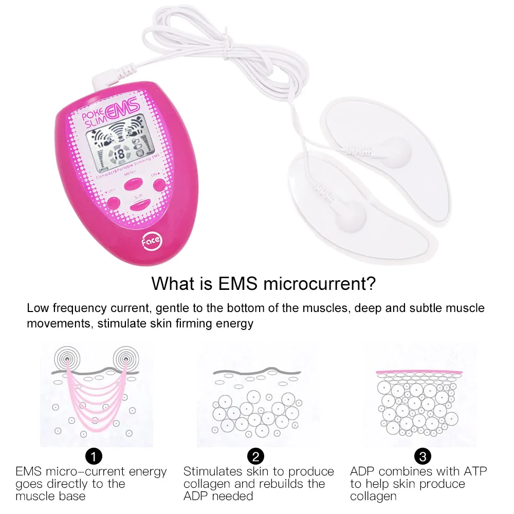 8/32PCS For Facial Lifting Pads EMS Muscle Stimulator Electrode Pads Face Massager Tens Acupuncture Digital Electronic Pulse muscle stimulator electrode pads