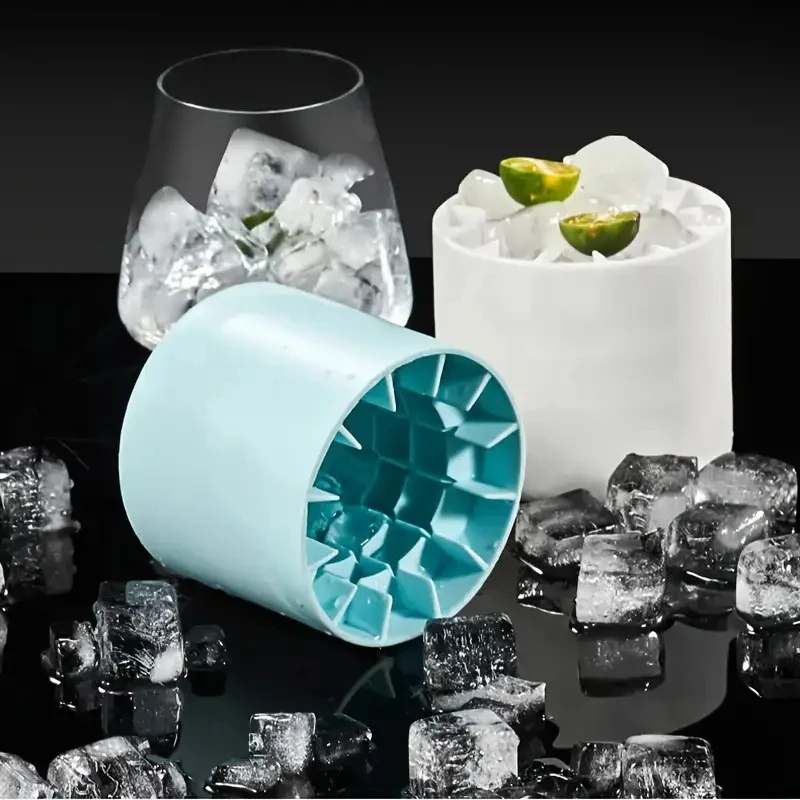 Ice cube molds, food-grade press-type ice cube trays, easy-to-demold ice boxes, and a homemade refrigerator for storing frozen i