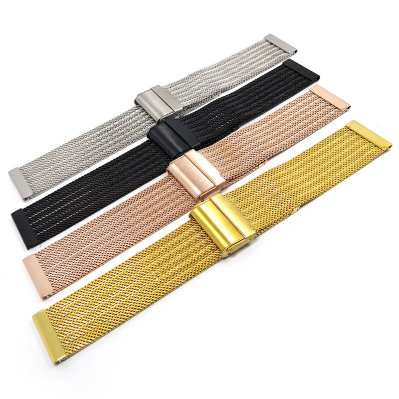 Stainless Steel Milanese Mesh Watch Strap - Sport Bracelet