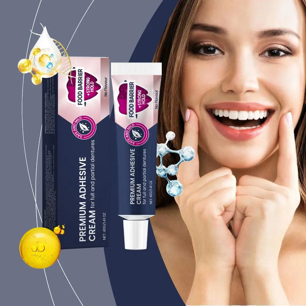Denture Adhesive Cream Extra Strong Hold For Secure Comfort_voghion.com