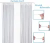 Curtain Wire,10 Meters (32FT) Hanging Cord Kit with 10 Pairs of Hooks & Eyes Picture Hanging Wire for Net Curtain Rods 3
