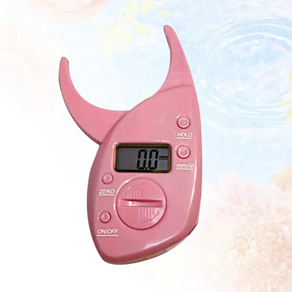 1PC Digital Body Fat Caliper Fitness Body Fat Caliper Measuring Tool Clear Display Portable Digital Display body fat caliper