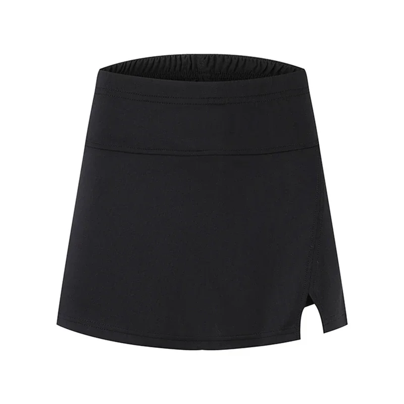 Kids Girls Tennis Skirt High Waisted Hip Lifting Skirt Pants Sports Yoga Tennis Child Fitness Jogging Workout Short Dress