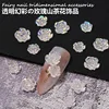 50pcs 3D Camellia Flower Nail Art Decoration 50PCS Resin White Black Aurora Rose DIY French Nails Charm Jewelry Accessories 1