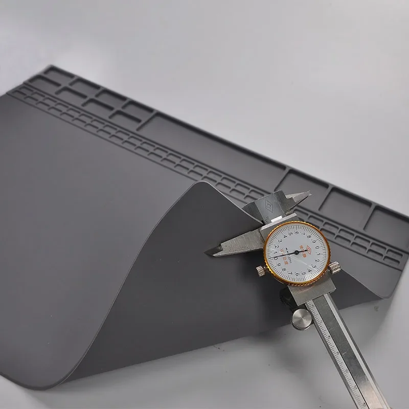 NASAN 실리콘 납땜 매트, 단열 패드, 내열성 BGA 납땜 스테이션, 작업 패드 용접 수리 매트, 450mm * 300 mm