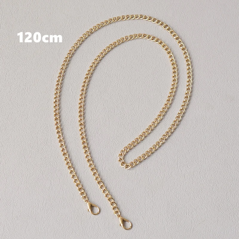 Neue Mode Frau Handtasche Zubehör Ketten Luxus Solide Gold Metall Tasche Kette Riemen Frauen Nette Kupplung Schulter Geldbörse Zubehör – Detail 14