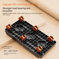 Double Layer Computer Tower Stand Mobile Base with Universal Wheels Simple Storage Heightening Case Support Bracket PC CPU Stand - Image 3