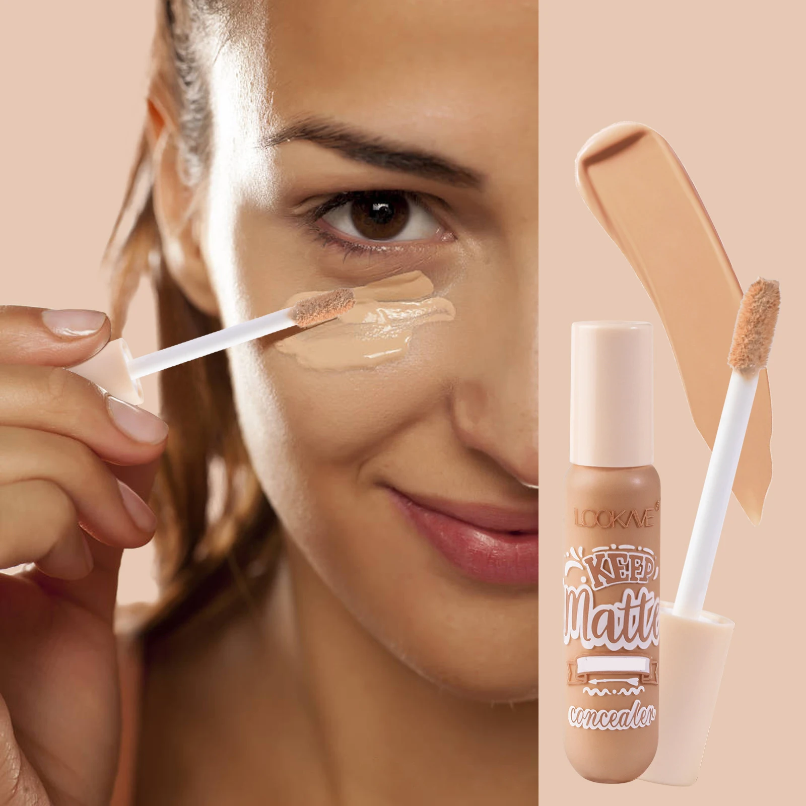 Liquid Concealer Stick Foundation Cream 6 Color Moisturizing Full Coverage Acne Dark Circle Natural Matte Concealer Cream Makeup 3