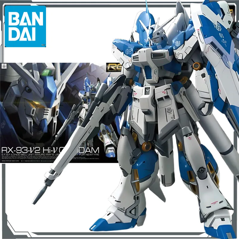 Bandai Original MODEL KIT GUNDAM RG RX-93-ν2 Hi-ν GUNDAM&Hi