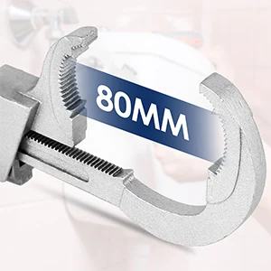 Adjustable Wrench Universal Monkey Spanner Multi-function plumbing Hand Tools Nut Sink Wrench Bathroom Pipe Large Open Spanner