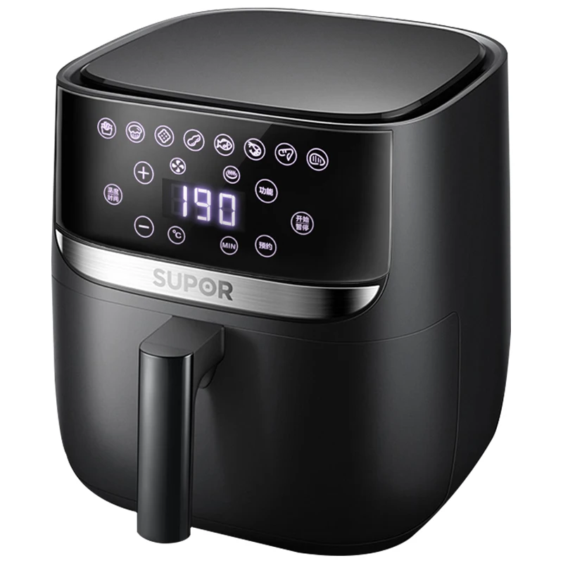 Super 220V/1700W Lucht Friteuse Forno 2 In 1 Kan Doen Voedsel Gast Lucht Smashing Pan 6L Intelligente Temperatuurregeling