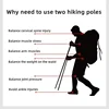 Ultralight Adjustable Outdoor Telescopic Trekking Poles T-Handle Nordic Walking Sticks Non-Slip Adult Hiking Canes for Trekking 2