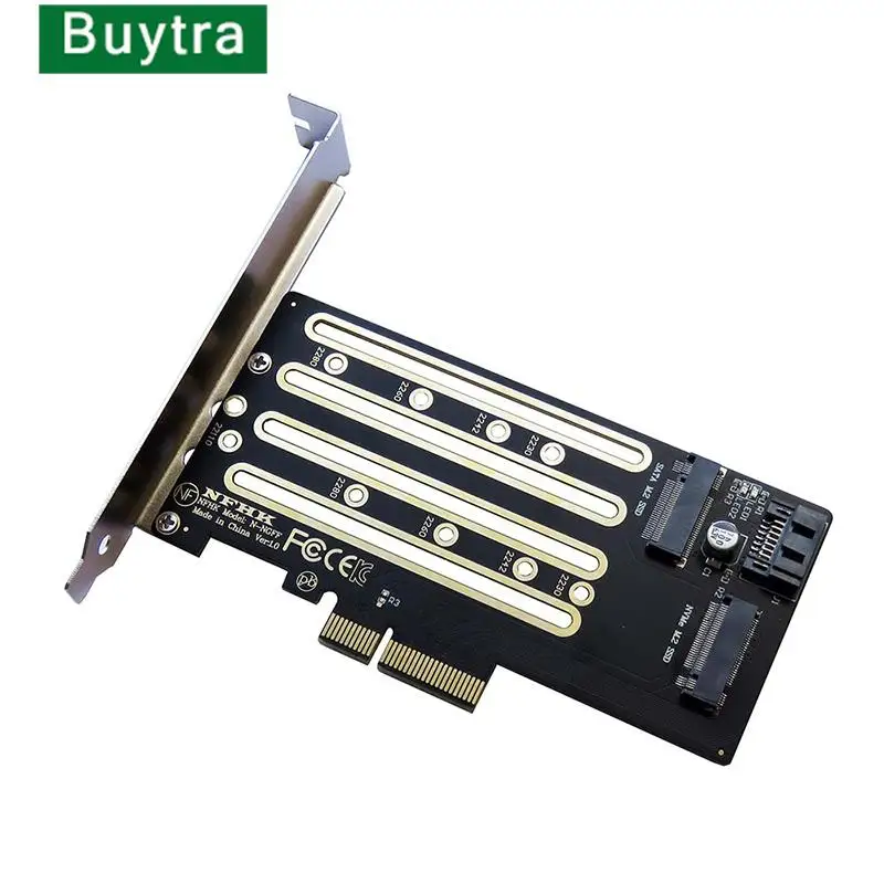 1 개 NVMe M.2 ssd-pcie 3.0 4.0x4, SATA M.2 ssd-sata 이중 목적 어댑터 (브래킷 포함)