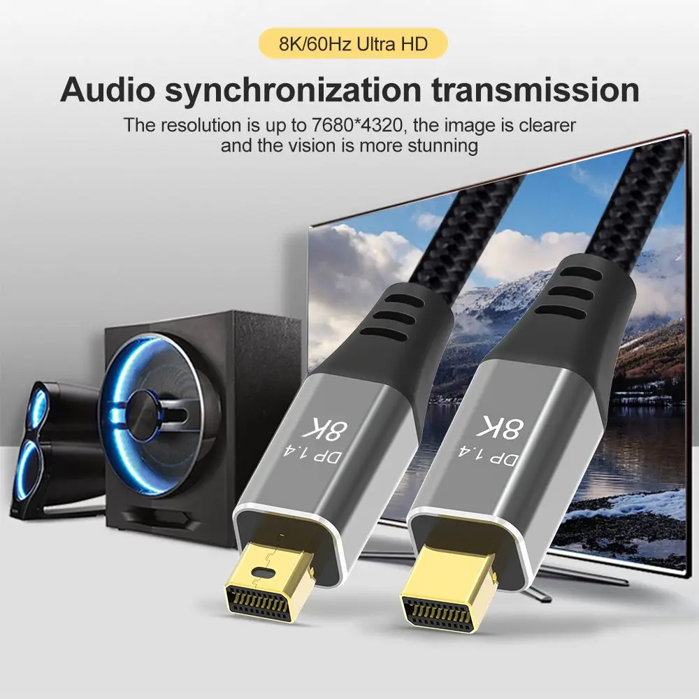 Ʈ MDP, ̴ DP-DP  , - ÷ Ʈ 1.4 ̴ DP-̴ DP ̺ 4K @ 120Hz 8K @ 60Hz