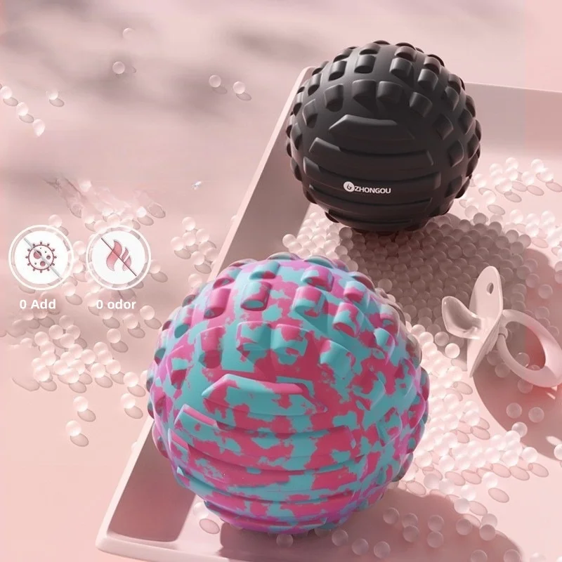 7cm Yoga Gym Balls Foot Massage Ball Trigger Point Sport Fitness Hand Foot Pain Relief Plantar Hedgehog Fasciitis Reliever
