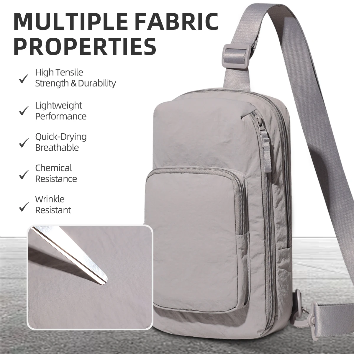 Multifunctional Chest Bag for Men 2025 New Official Outdoor Leisure Lightweight Small Shoulder Crossbody Bag for Female Couples Hiking Sports and Cycling