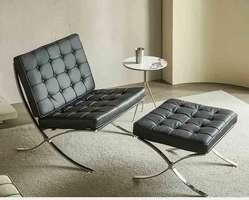 Long Sofa Accent Chair Mid-Century Modern Chair Upholstered Lounge Armless Chair Soft Cushion for Living Room Bedroom Balcony