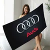 Anime Bath Towel Beach Towels Large Audi Logo Spa Bathing Towels Adults Bathrobe Girl Bathroom Size Christmas Robe Home Textile 4