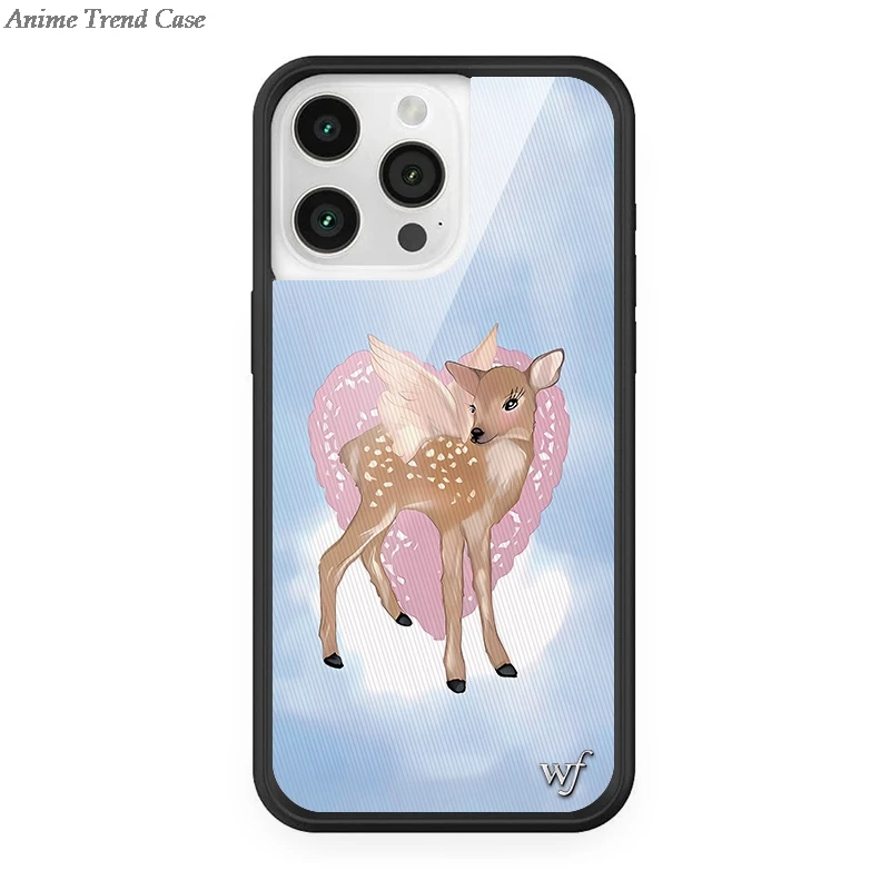 Wildflower 3D Flame Angel Devil Phone Case with WF Logo Design