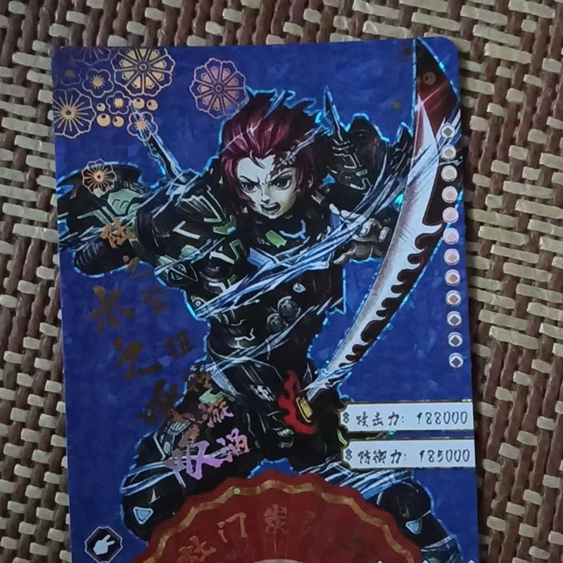 Anime Demon Slayer SSP SP Series Collectible Cards Kochou Shinobu Kochou Shinobu Kamado Tanjirou Christmas Birthday Gifts Toys 6