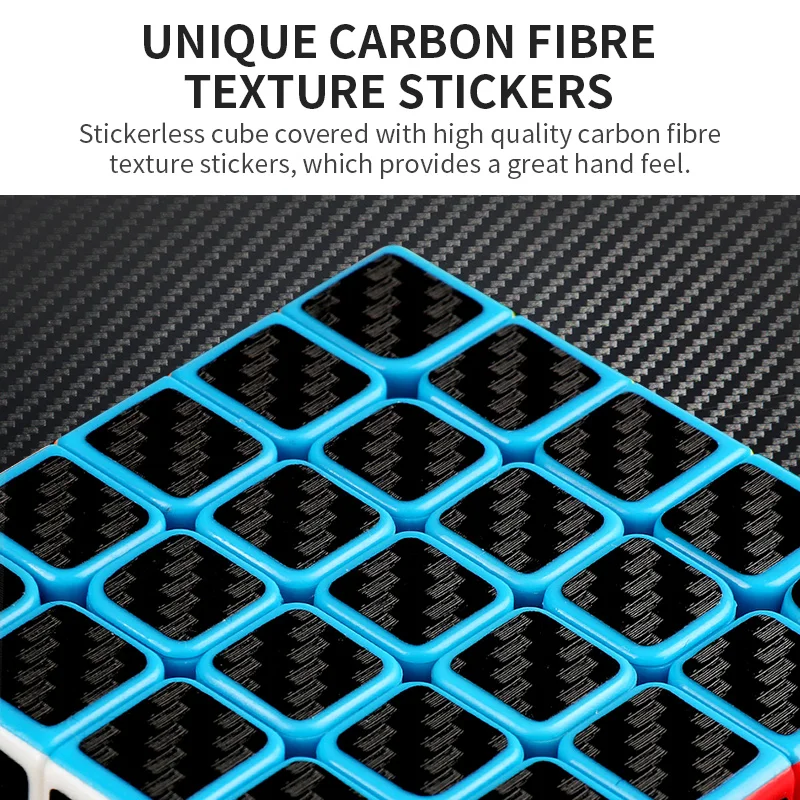 Speed Cube MOYU Meilong Magic Cube carbon fibre 2X2-5X5 Professional 3x3x3 Puzzle Children's Toy