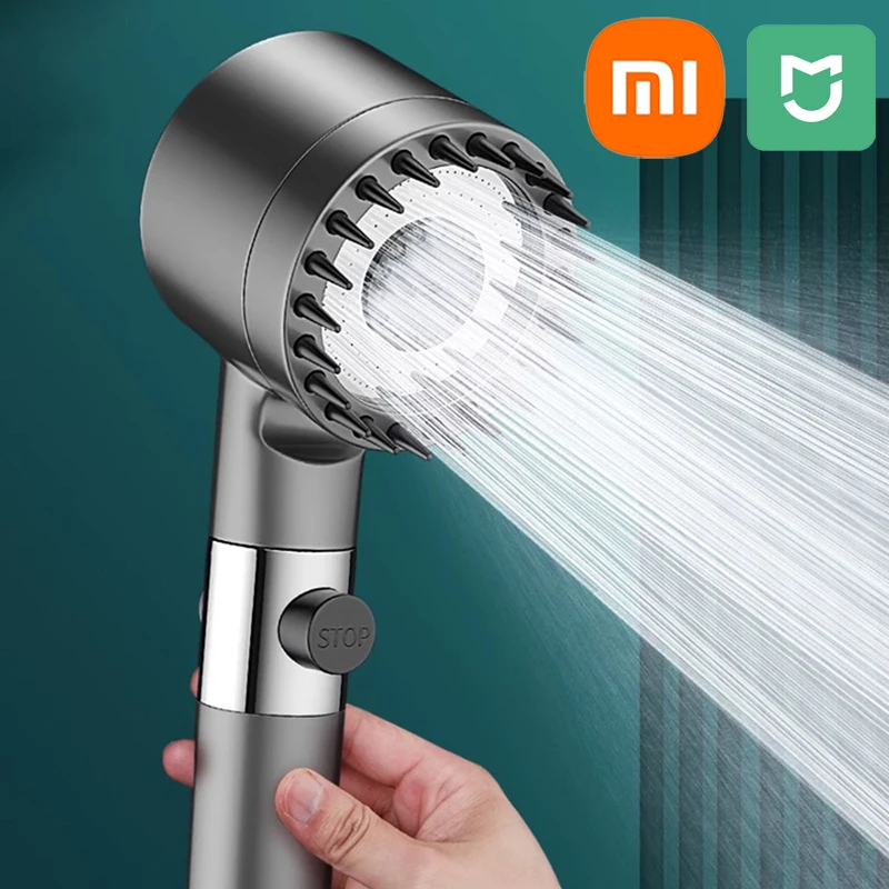 Shower Head Xiaomi Mijia 3 Modes Shower Head High Pressure Portable Filter Rainfall Faucet Tap Bathroom Bath Accessories