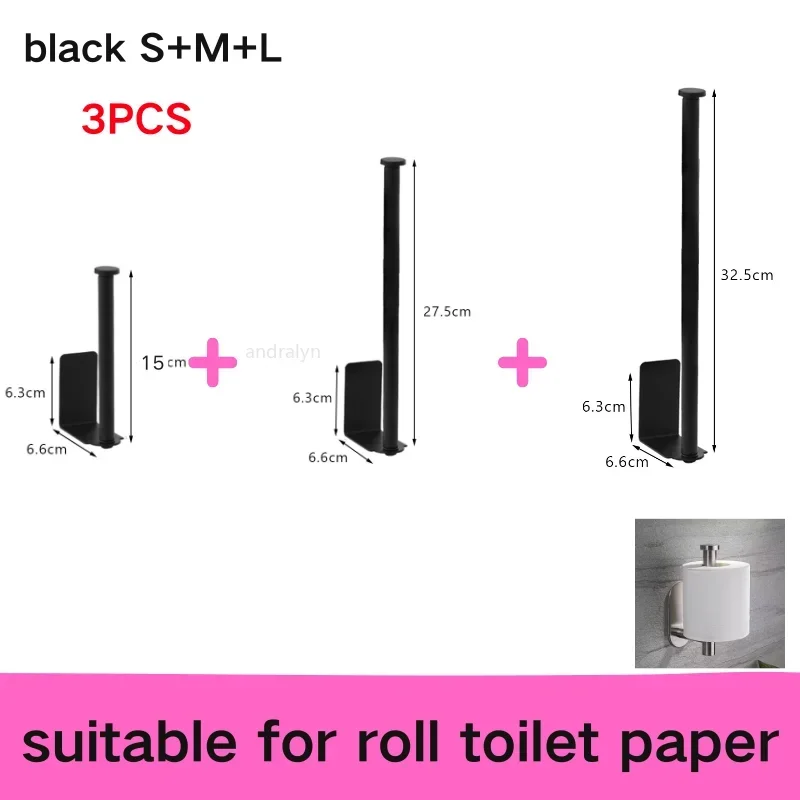 Black-S M L-3pcs