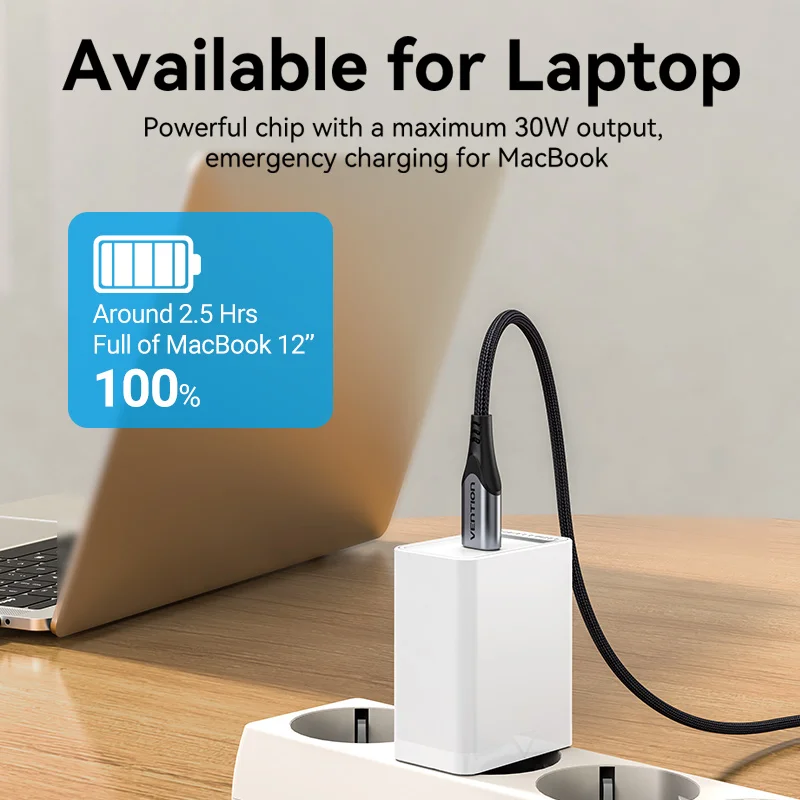 Vention PD Charger 30W Quick Charge 4.0 3.0 USB Type C Charger Fast Charging QC3.0 for iPhone 13 12 Xs 8 Xiaomi Phone PD Charger