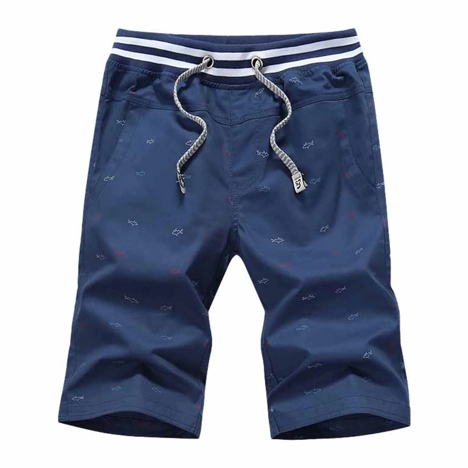 

Men's Short Pants 5 Quarter Pants Loose Casual Linen Beach Pants