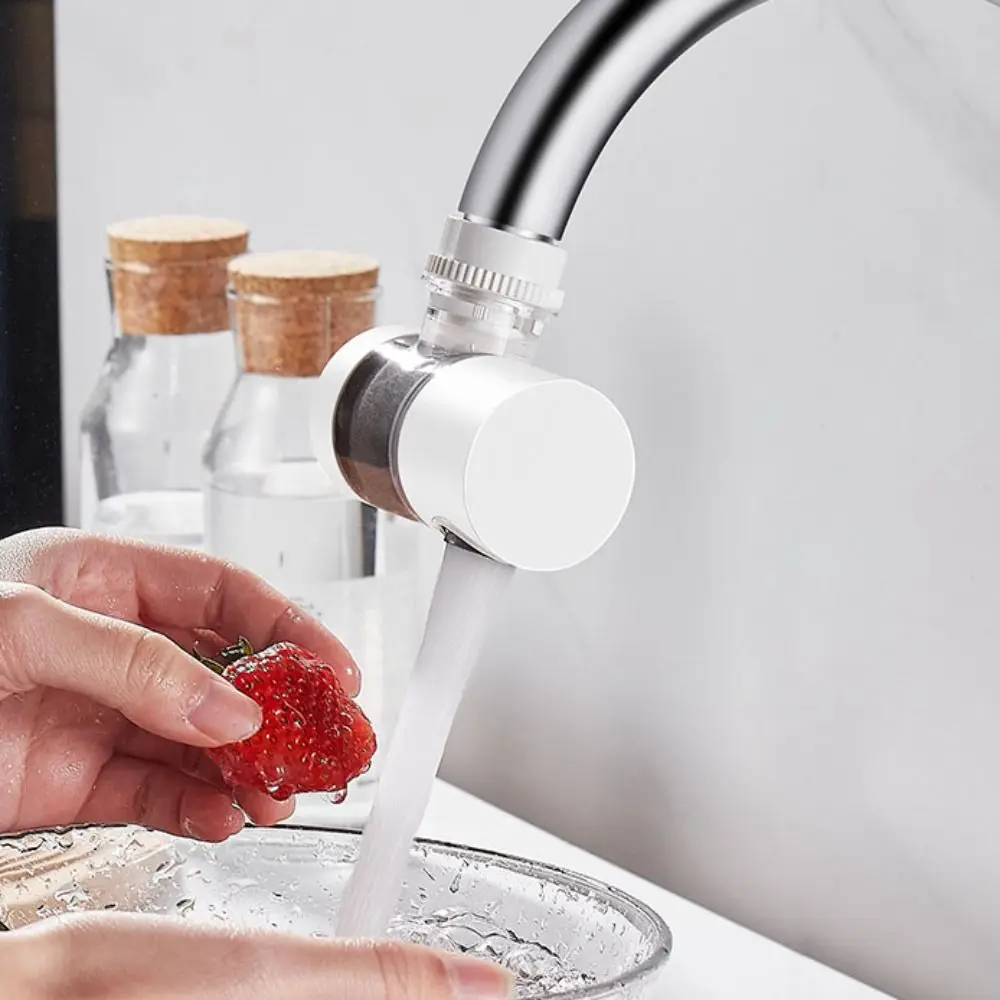

Splash Proof Tap Water Purifier Horizontal Universal Faucet Extension Nozzle 360 Degree Rotating Faucet Filter Bathroom