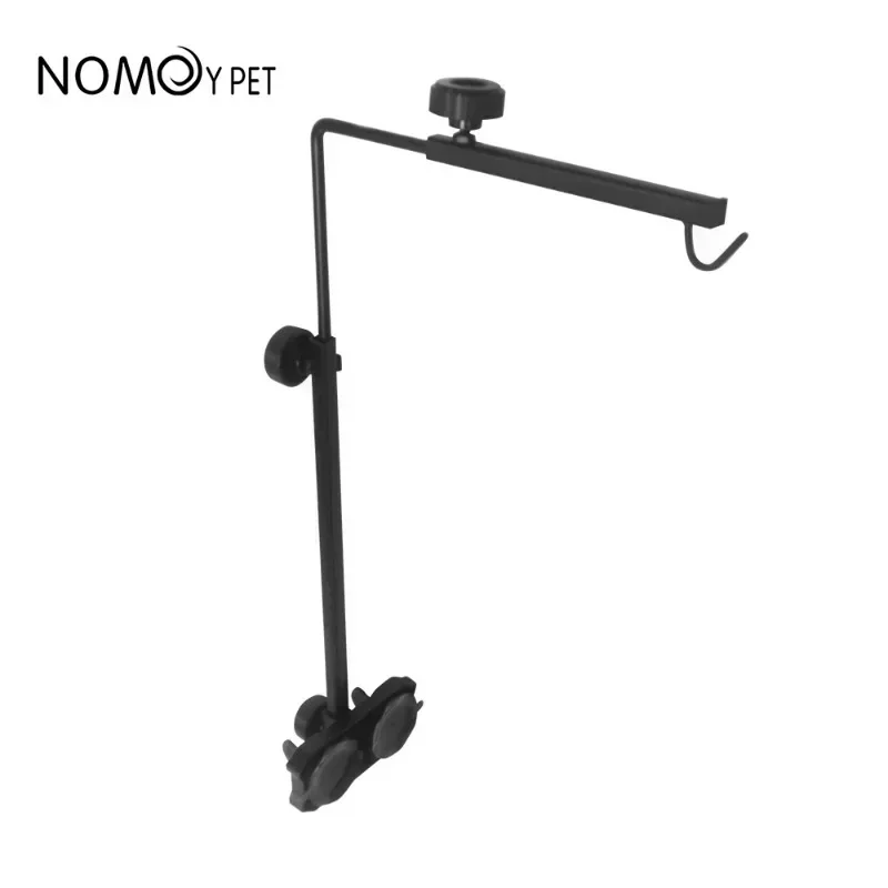 Reptile Accessories for Lizard Portable Detachable Adjustable Reptile Pet Basking Back Adsorption Hanging Lampshade Lamp Holder