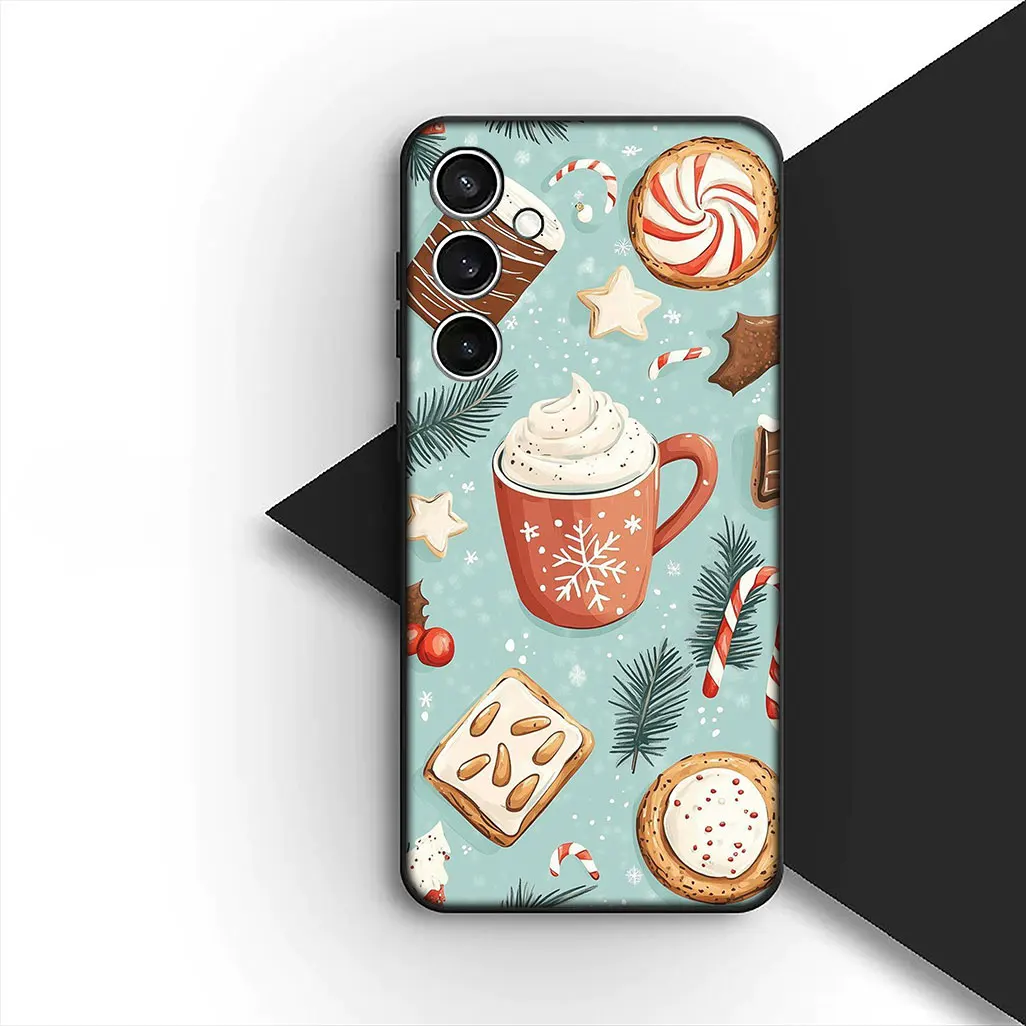 Christmas-Themed 'But First, Coffee' Phone Case Cover